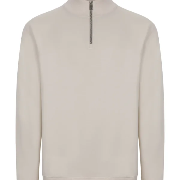 HERVEY - UNISEX HALF-ZIP SWEATSHIRT