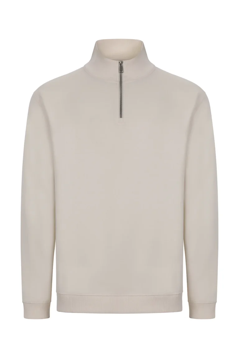 HERVEY - UNISEX HALF-ZIP SWEATSHIRT