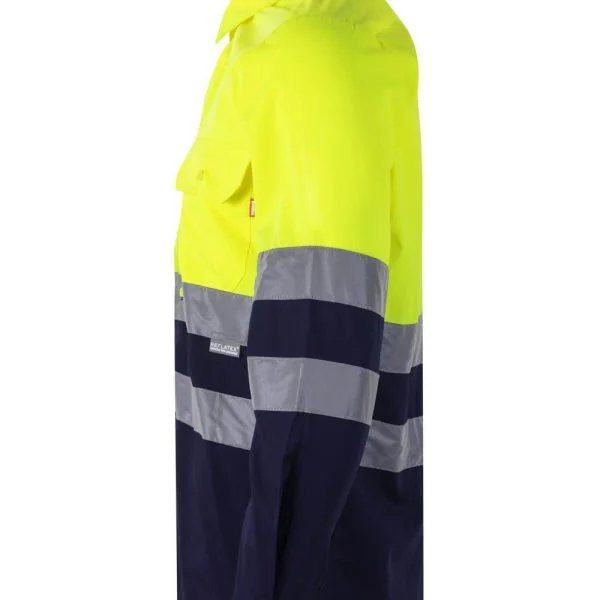 144_01/20_2XL - MARINE BLUE/HI-VIS YELLOW