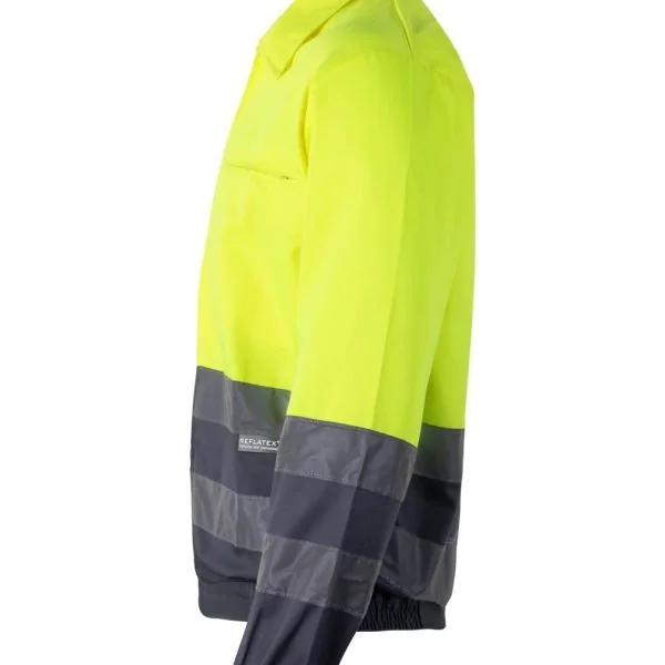 153_08/20_2XL - GREY/HI-VIS YELLOW