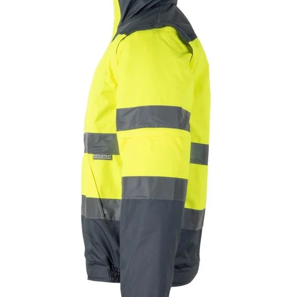 161_08/20_2XL - GREY/HI-VIS YELLOW