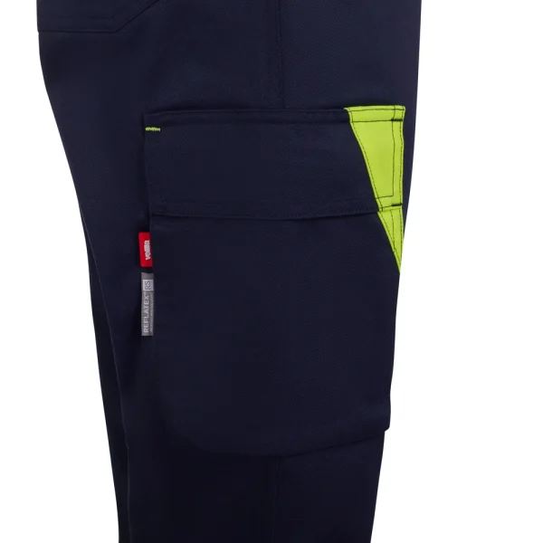 303032SW_61/20_2XL - NAVY BLUE/HI-VIS YELLOW