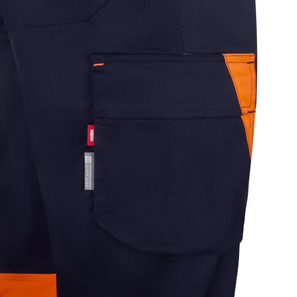 303032S_61/19_2XL - NAVY BLUE/HI-VIS ORANGE