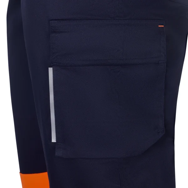 303032S_61/19_2XL - NAVY BLUE/HI-VIS ORANGE