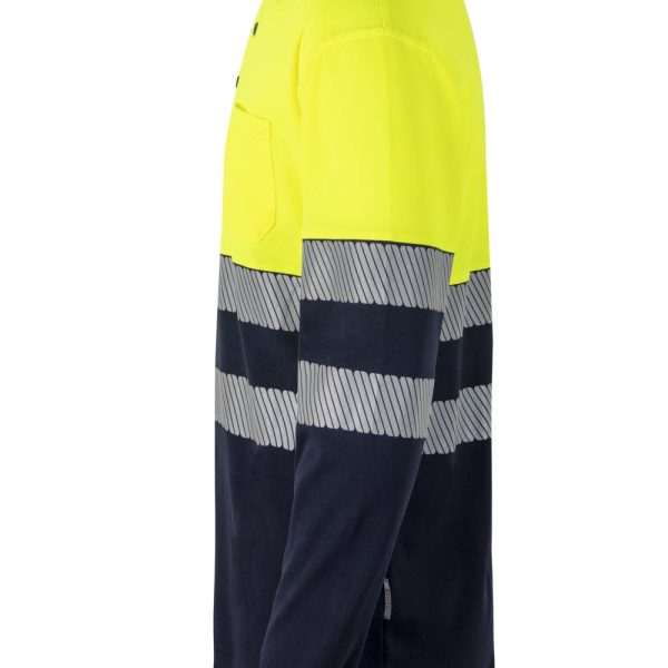 305545_61/20_2XL - NAVY BLUE/HI-VIS YELLOW